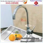 Vòi rửa chén nóng lạnh inox sus304 bóng Proxia KAG-KBN66
