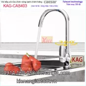 Vòi rửa chén nóng lạnh chính hãng caesar KAG-CAS403