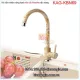 Vòi rửa chén vân đá mài nâu vàng nóng lạnh KAG-KBN69