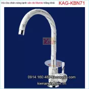 Vòi rửa chén vân đá Marble trắng vân khói  nóng lạnh KAG-KBN71