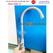 Vòi rửa chén lạnh inox sus304 đẹp KAG-KBL73