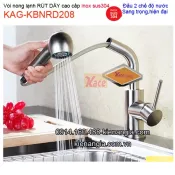 Vòi RÚT DÂY 2 chế độ nước inox sus304 KAG-KBNRD208