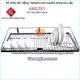 Kệ chén dĩa tủ bếp 70cm  sus 304 1 tầng Tovashu KAG-7X1