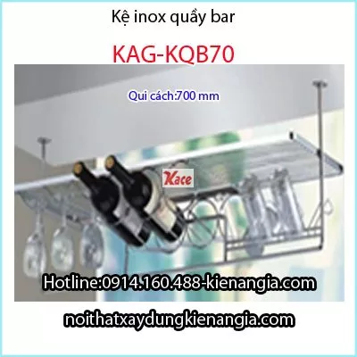 Kệ rượu quầy bar KAG-KQB70