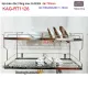 Kệ úp chén dĩa inox sus304 2 tầng dài 7 tấc KAG-RT1126