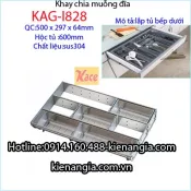 Khay chia muỗng dao,đũa  inox 304 KAG-I828