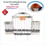 Kệ đa năng dao thớt muỗng đũa inox KAG-RT1122
