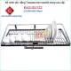 Kệ úp chén dĩa 1 tầng dài 600 KAG-SU122