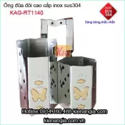 Ống đũa đôi inox cao cấp gia đình KAG-RT1140
