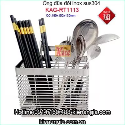 Ống đũa đôi inox sus304 KAG-RT1113