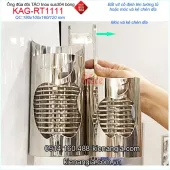 Ống đũa đôi trái táo inox sus304 KAG-RT1111