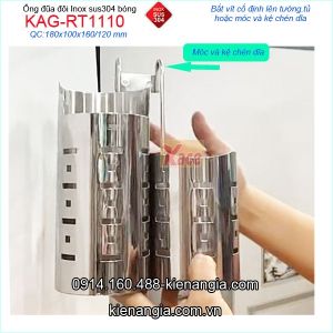 Ống đũa đôi tròn inox sus304 KAG-RT1110