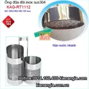 Ống đũa đôi tròn inox sus304 KAG-RT1112