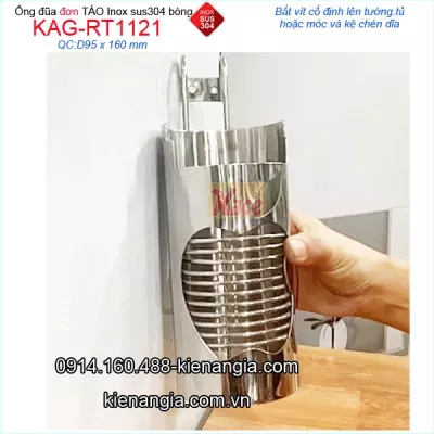 Ống đũa đơn trái táo inox sus304 KAG-RT1121