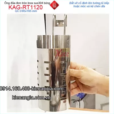 Ống đũa đơn tròn inox sus304 KAG-RT1120