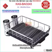 Kệ chén bát ống đũa đặt bàn Inox Bảo KAG-BAO243