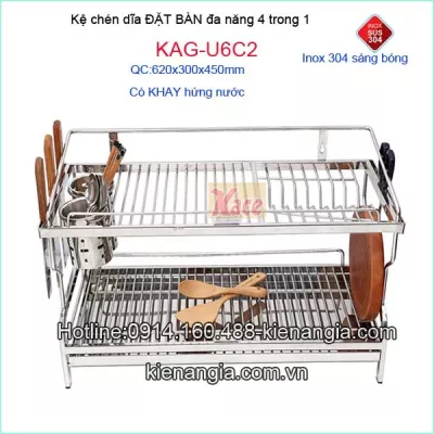 Kệ chén dĩa đặt bàn 6 tấc Tovashu KAG-U6C2