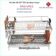 Kệ chén dĩa đặt bàn 6 tấc Tovashu KAG-U6C2