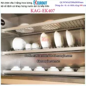 Kệ 3 tầng cao cấp âm tủ bếp 600 EUROKIT-KAG-EK407