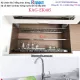 Kệ chén dĩa cố định 3 tầng tủ trên 750 EUROKIT-KAG-EK405
