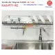 Khay úp chén dĩa dài 1 mét treo tường inox KAG-RT1192