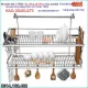 Kệ chén đa năng 2 tầng bếp ốp kính Tovashu sus304 90cm KAG-304SU273