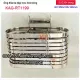 Ống đũa 3 treo tường inox sus304 bóng KAG-RT1199