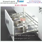 Kệ âm tủ EUROKIT 60cm KAG-EK426, khuyến mãi phí lắp đặt TPHCM