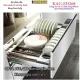 Kệ chén dĩa inox hộp gắn cánh 90cm EUROGOLD-KAG-ED268