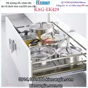Kệ nồi, chén dĩa EUROKIT 90cm KAG-EK429, khuyến mãi phí lắp đặt  TPHCM