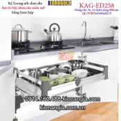 Kệ xoong nồi chén dĩa inox hộp âm tủ 90cm EUROGOLD-KAG-ED258