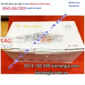 Bộ nồi cao cấp stainless-steel Malloca chính hãng KAG-SA1503