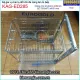Kệ gia vị,chai lọ inox âm tủ 40cm -EUROGOLD-KAG-ED285