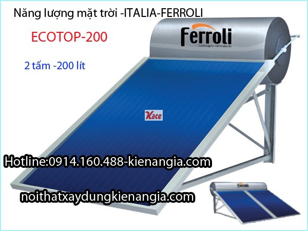 NLMT tấm thu nhiệt Italia-Ferroli ECOTOP-200