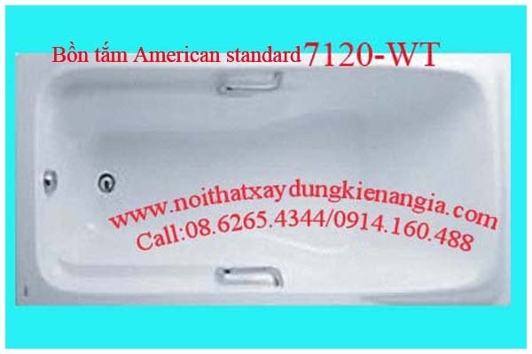 Bồn tắm dài AMERICAN bồn xây 7120WT