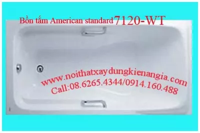 Bồn tắm dài AMERICAN bồn xây 7120WT