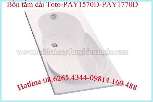 Bồn tắm dài TOTO bồn xây PAY1770D