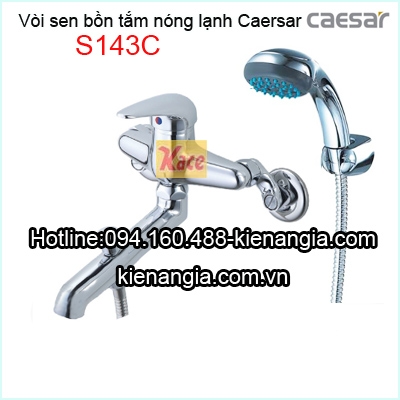 Vòi bồn tắm  có hoa sen nóng lạnh CAESAR S143C