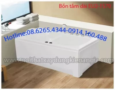 Bồn tắm dài chân yếm Acrylic EUROCA EU2-1570
