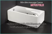 Bồn tắm dài massage CAESAR MT0370LR chân yếm