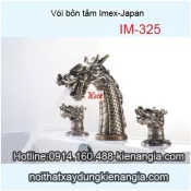 Vòi bồn tắm,vòi lavabo 3 lỗ nóng lạnh Imex-Japan IM-325