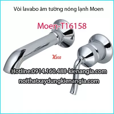 Vòi bồn tắm âm tường,vòi lavabo âm tường Moen-T16158