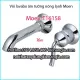 Vòi bồn tắm âm tường,vòi lavabo âm tường Moen-T16158