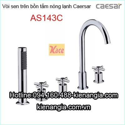 Vòi sen nóng lạnh trên bồn tắm Caesar AS143C