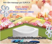 Bồn tắm góc massage EUROCA Acrylic EU1-9090