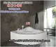 Bồn tắm góc massage EUROCA Acrylic EU3-1400