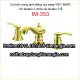 Vòi bồn tắm đồng mạ vàng ,vòi lavabo 3 lỗ IMEX IM-353