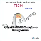Vòi sen bồn tắm nằm,bồn tắm góc Moen TS244