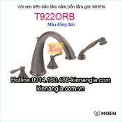 Vòi sen mạ đồng bồn tắm góc,bồn tắm dài Moen T922ORB
