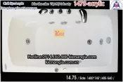 Bồn tắm nằm nhỏ Việt Mỹ acrylic bồn xây 1475